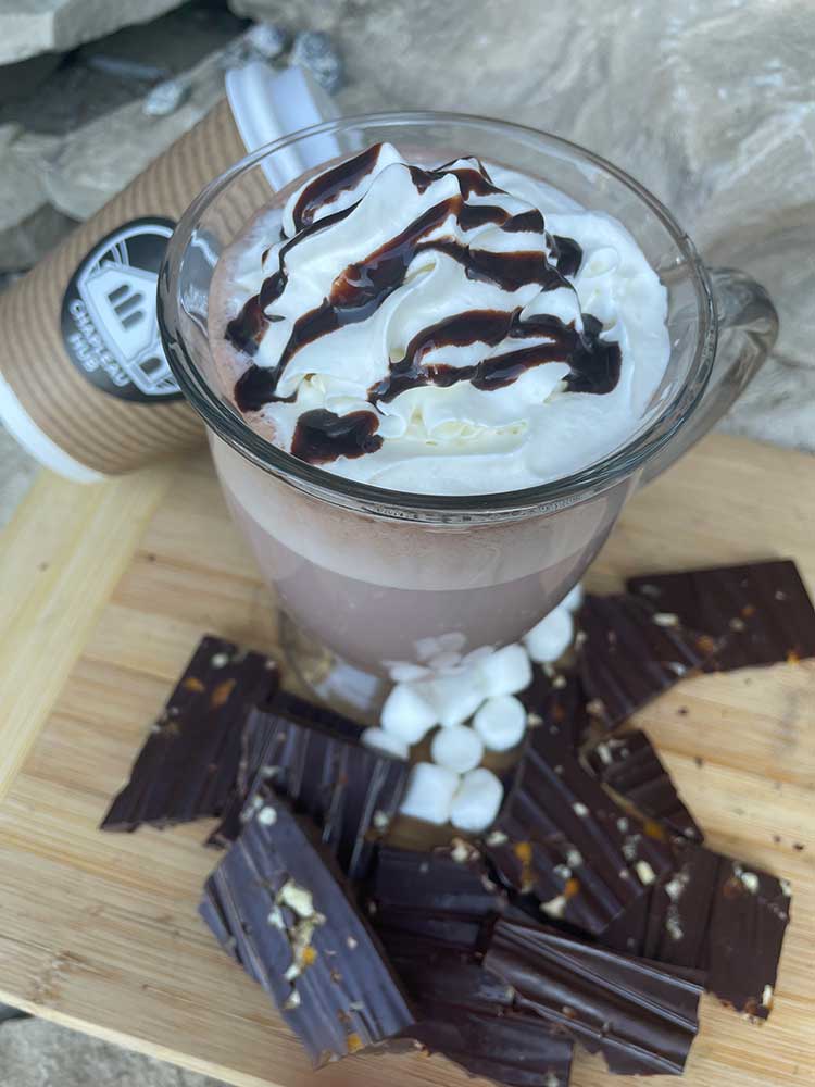 hot chocolate beverage