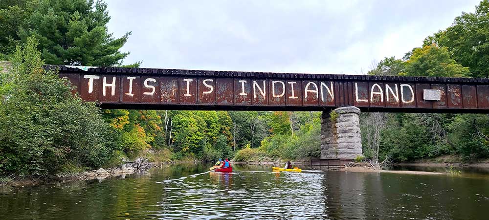 Garden River First Nation This is Indian Land train bridge