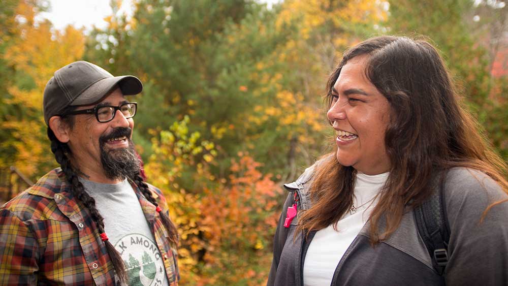walk among the trees guiding