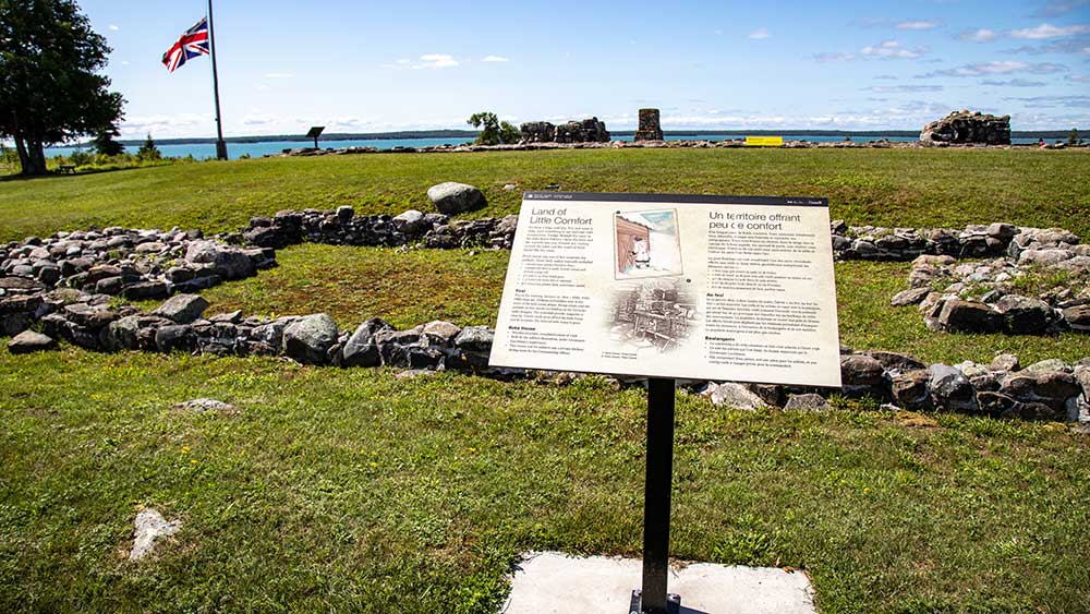 Fort St. Joseph National historic site ruins
