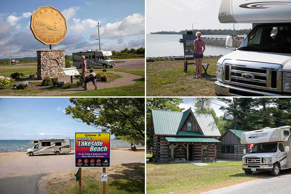 loon dollar monument north channel of lake huron