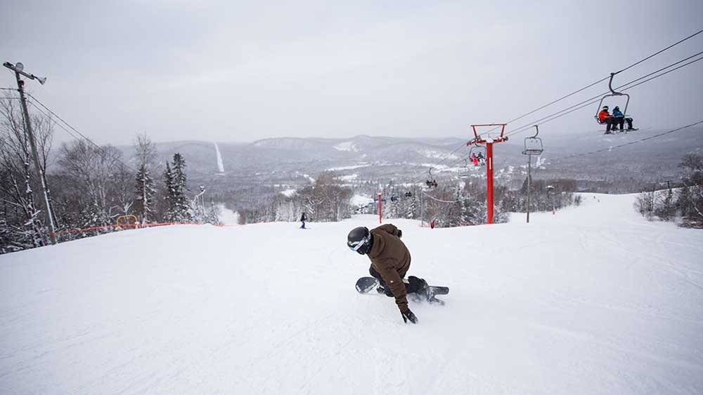 snowboarding searchmont resort