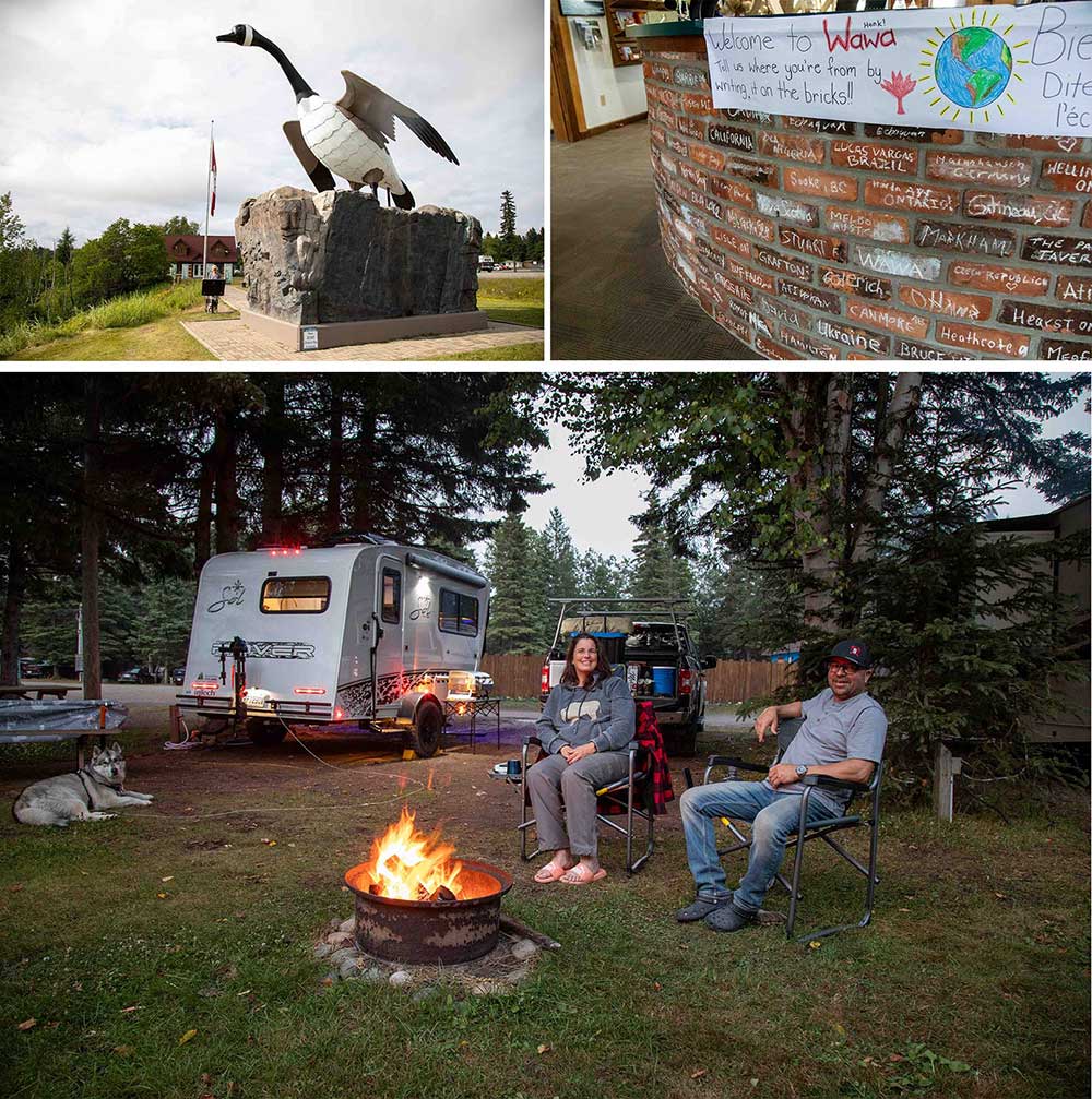Wawa goose visitor centre camping RV