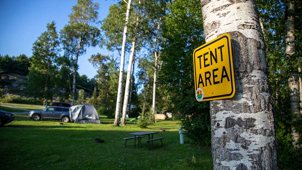 tent campsite