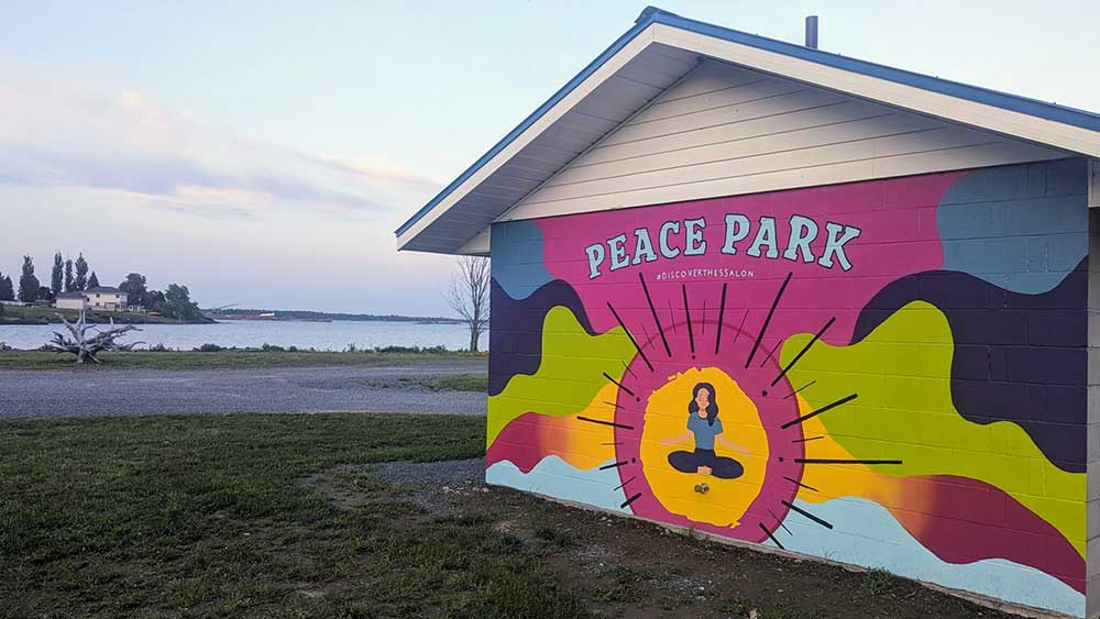 peace park mural