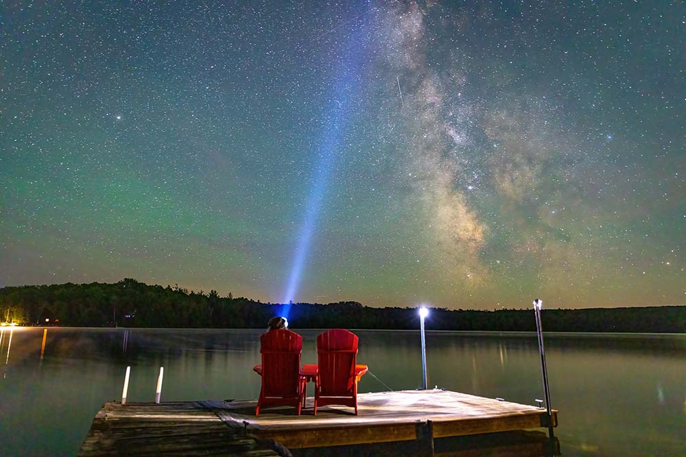 starry skies and northern lights st joseph island