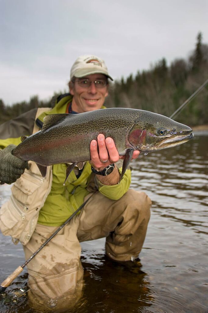 fly fishing for salmon chippewa river