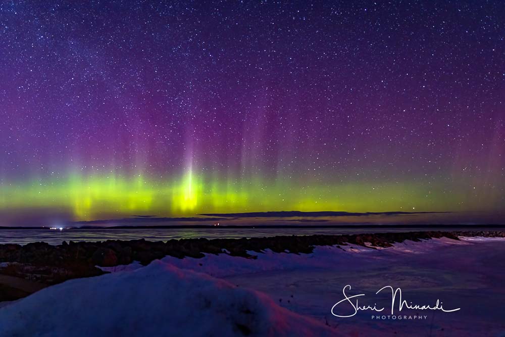 northern lights winter