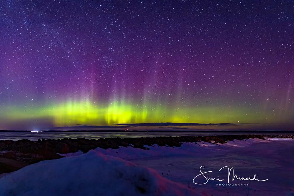 northern lights winter