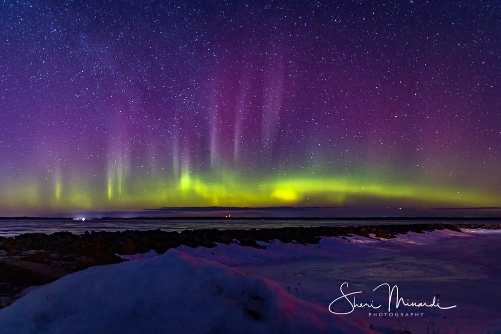 northern lights winter