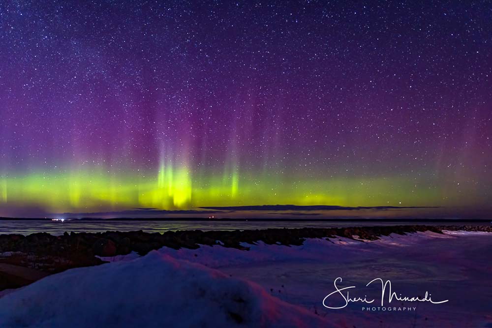 northern lights winter