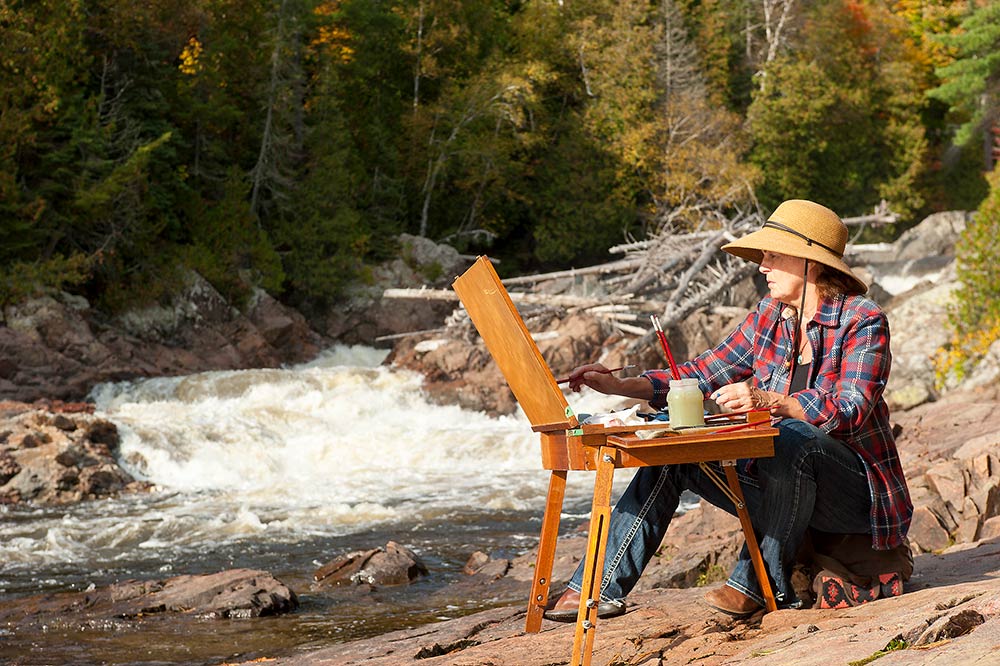 plein air painting chippewa falls