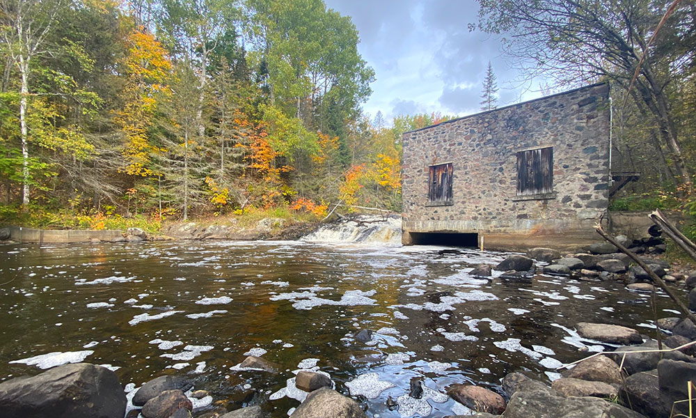 little rapids waterfall