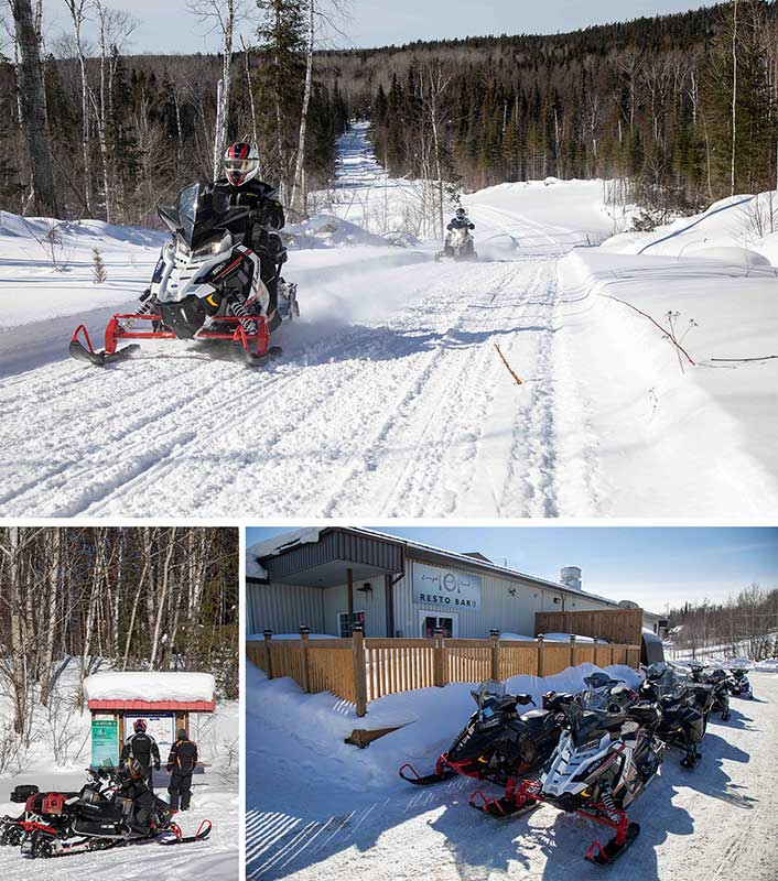 snowmobiling dubreuilville ontario