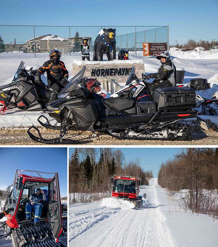 snowmobiling hornepayne ontario