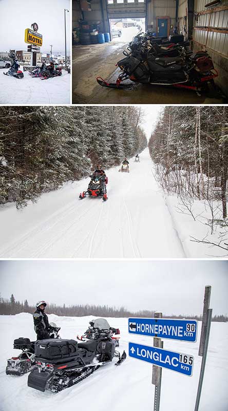 snowmobiling hearst ontario