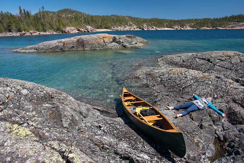 canoeing lake superior