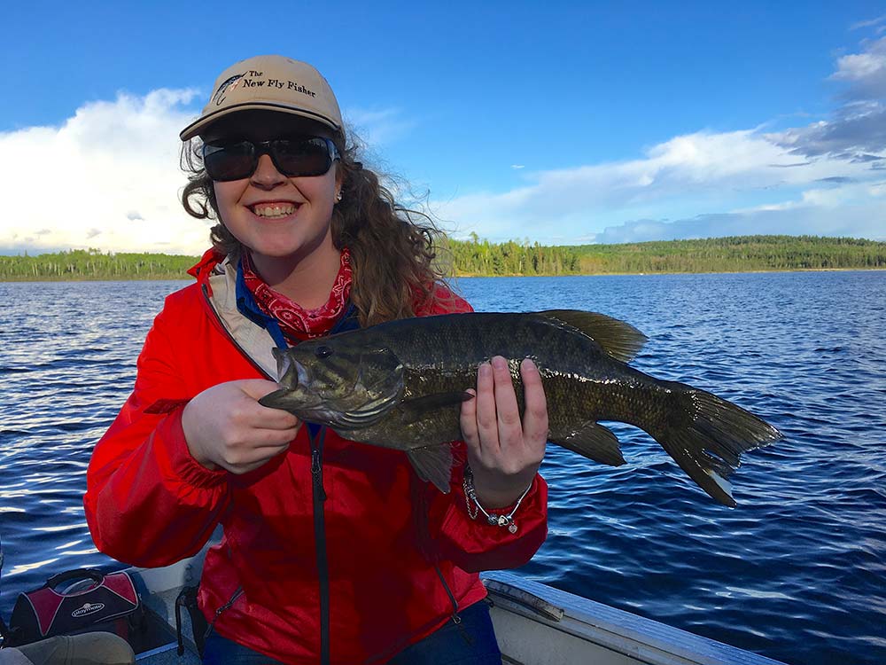 algoma fly fishing smallmouth bass