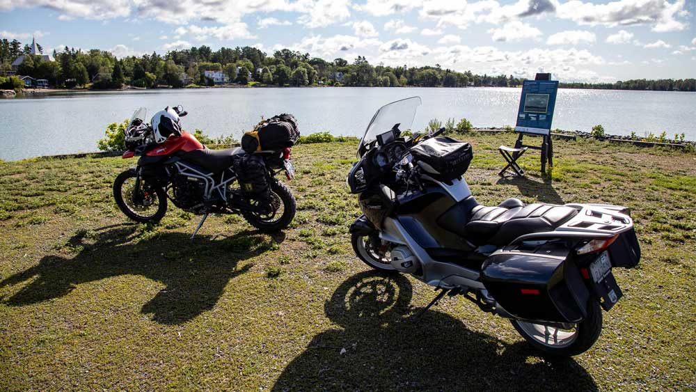 group of seven panel bruce mines marina waterfront