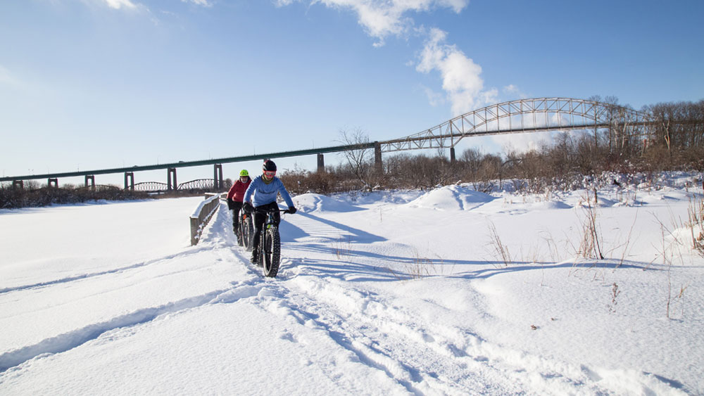 winter fat biking whitefish island sault ste marie