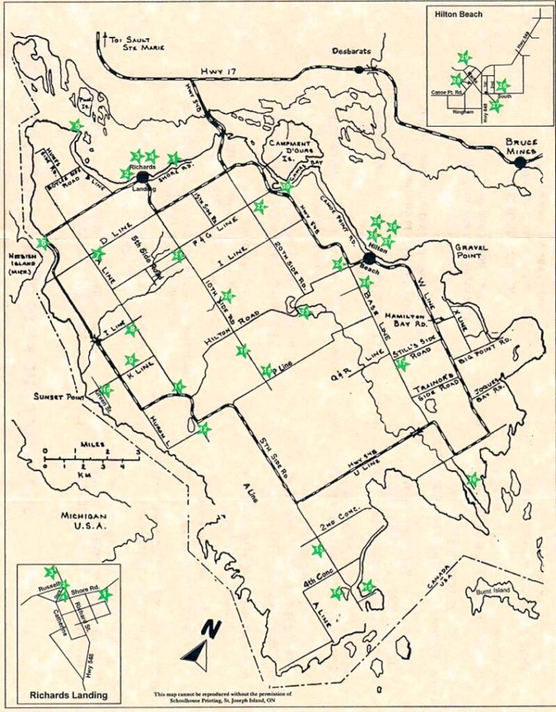 historical tour road map