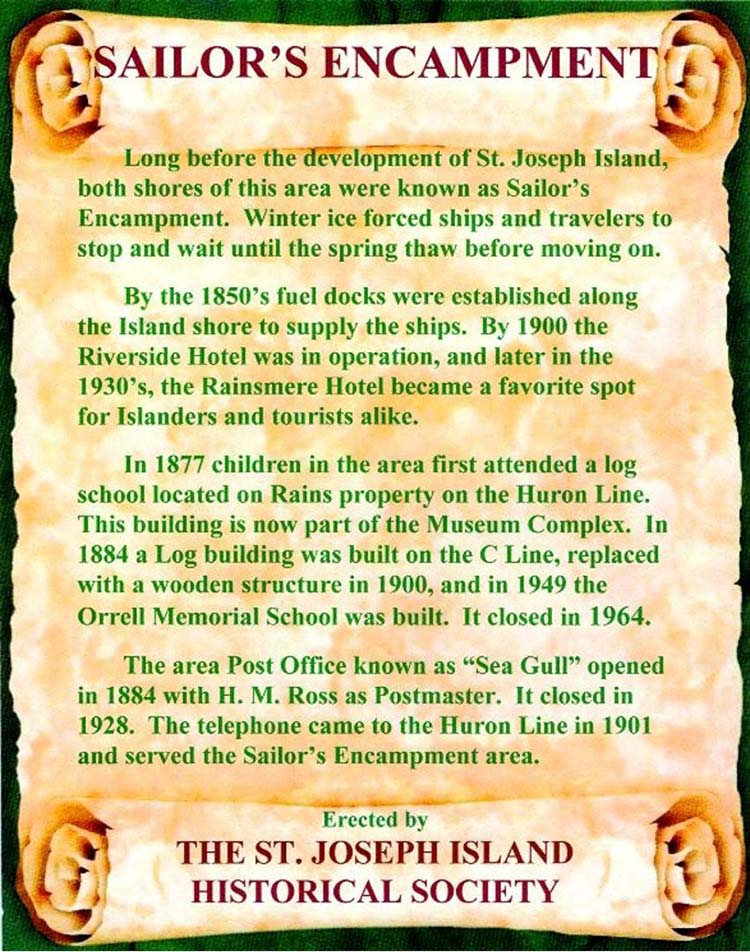 sailors encampment sign tour