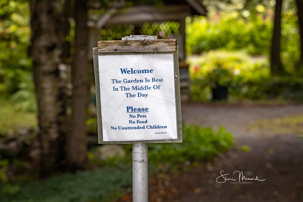 adcock's woodland garden rules