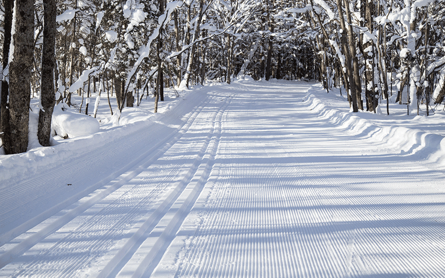 hiawatha highlands groomed cross county ski trails
