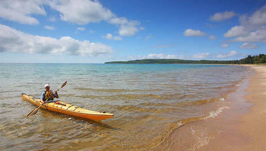 kayaking pancake bay