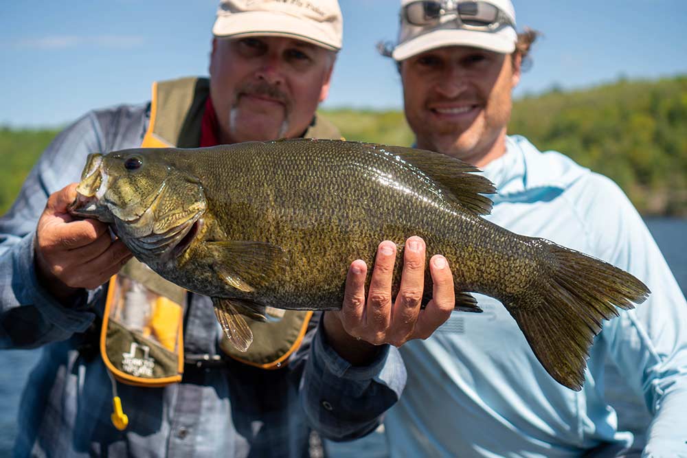 fly fishing algoma smallmouth bass