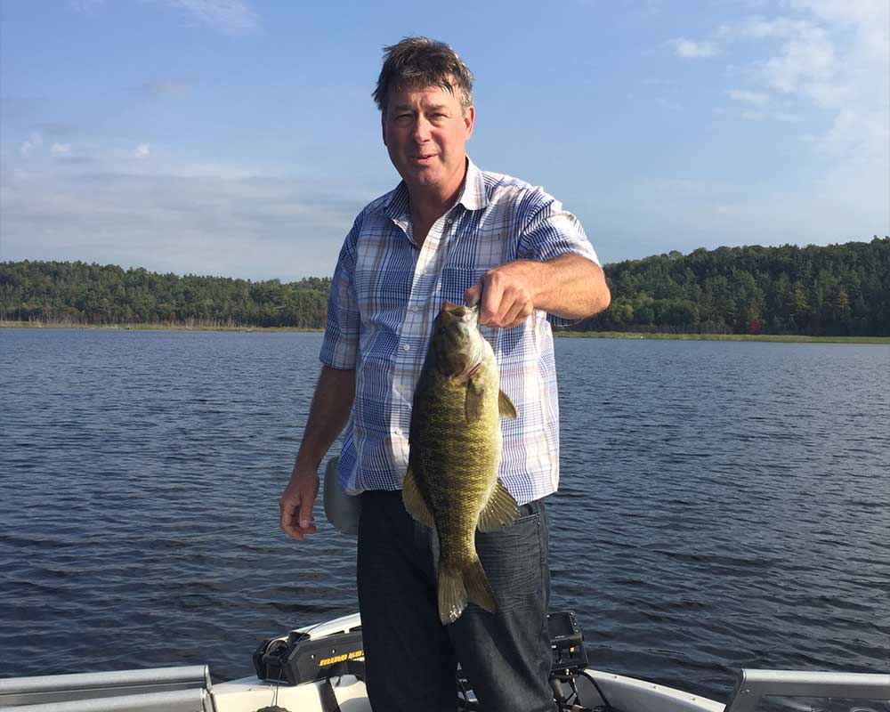 smallmouth bass fishing algoma