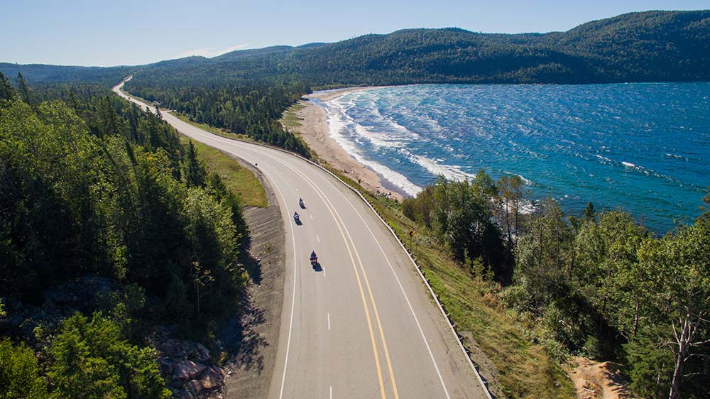motorcycle riders transcanada hwy 17
