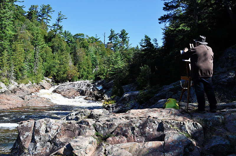 plein air painting chippewa falls