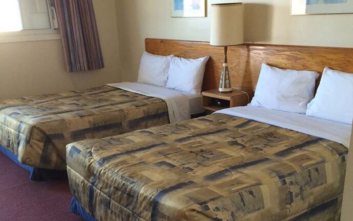 trunk road motel room
